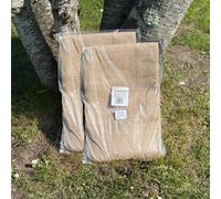 Selections Set Of 2 Jute Hessian Burlap Plant Protection Liner & Weed Control Sheet (5M X 1M)