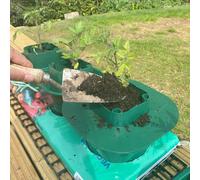 Selections Set Of 3 Tomato & Vegetable Growbag Pots With Planting Guard