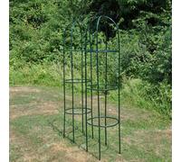 Selections Set Of 4 Green Metal Garden Obelisks