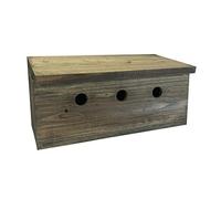 Selections Sparrow Colony Wooden Nesting Box Terrace