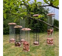The Crichel Set of Bird Feeders Seed, Nut and Fatball (Set of 6)