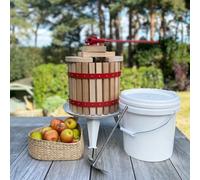 Selections Traditional Fruit and Apple Press (12 Litre) with Straining Bag & Pulping Bucket
