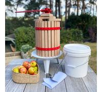 Selections Traditional Fruit And Apple Press (18 Litre) With Straining Bag And Pulping Bucket