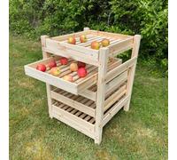 Traditional Wooden Apple Storage Rack (5 Drawer)