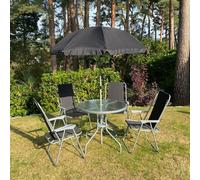 Selections Tresco 6 Piece Garden Furniture Set With Folding Chairs