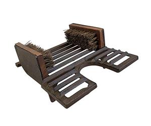 Selections Victorian Style Cast Iron Classic Boot Jack, Brush & Shoe Scraper