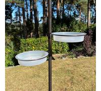 Water Dish & Bird Bath Bracket x 2 for Metal Bird Feeding Stations