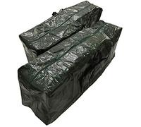 Selections Waterproof Outdoor Cushion Storage Bags in Green - Pack of 2