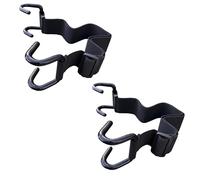 Selections Wheelie Bin Lid Double Claw Security Lock Adjustable Strap - Pack of 2
