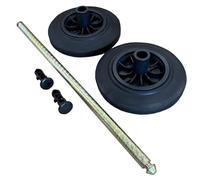Selections Wheelie Bin Replacement Axle & Wheels Kit with Lid Hinge Pins