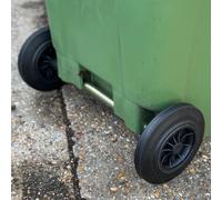 Selections Wheelie Bin Replacement Axle & Wheels Kit with Lid Hinge Pins