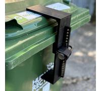 Selections Wheelie Bin Tough Plastic Security Lock With Padlock