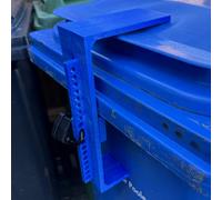 Selections Wheelie Bin Tough Plastic Security Lock With Padlock - Blue