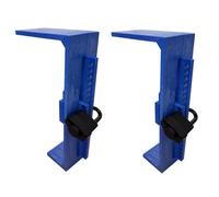 Selections Wheelie Bin Tough Plastic Security Lock With Padlock - Blue (Pack Of 2)