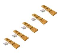 Selections Wooden Garden Fence Post Square Finial Cap Newel Topper - Pack of 20