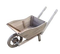 Selections Wooden Garden Wheelbarrow Planter Trough with Liner (72cm)