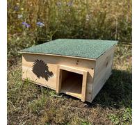 Selections Wooden Hedgehog House & Hibernation Shelter With 2 Chambers