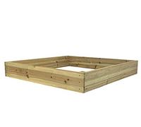 Selections Wooden Raised Outdoor Garden Vegetable Bed (122cm x 18cm)