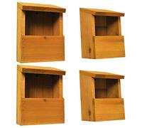 Selections Robin Bird Nest Birdhouse Boxes (Pack of 4)