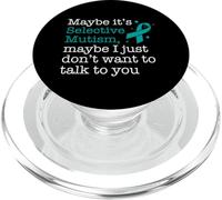 Selective Mutism Warrior PopSockets PopGrip for MagSafe