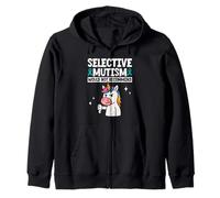 Selective Mutism Warrior Zip Hoodie