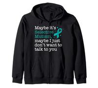 Selective Mutism Warrior Zip Hoodie
