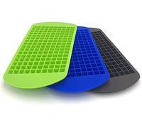 Selecto Bake 1 X Ice Cube Tray 160 Grids Square Shape Silicone Mini Ice Cubes Tray for Freezer Baby Food Water Whiskey Cocktail and Other Drink