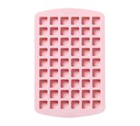 Selecto Bake 54 Cavities Square Caramel Candy Silicone Molds, Chocolate Truffles, Grid Fondant, Hard Candy Pralines Gummy Jelly Mold Pink
