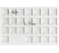 Selecto Bake Alphabet Letters Silicone Chocolate Mould Food Grade Sugar Craft Decoration Mould, Cake Decoration