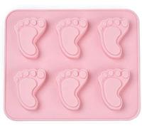 Selecto Bake Baby Feet Resin Food Grade Silicone Molds Fondant Molds for DIY Cake Chocolate Candy Decoration Jewelry Making