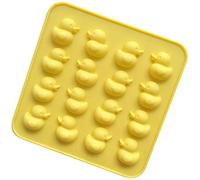 Selecto Bake Duck Chocolate Silicone Mold Duck Shape Baking Mould 16- Cavity Non-Stick Food Grade Molds for Ice Cube Jelly Fondant Hard Candy