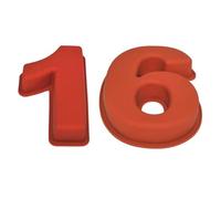 Selecto Bake Large Silicone Number 16 Cake Tin Mould 16th Birthday Wedding Anniversary 1 6