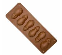 Selecto Bake Mice Chocolate Moulds Silicone Mouse Candy Mould Non-Stick Reusable DIY Baking Molds for Jelly, Crayons, Gelatine, Cake Decoration, Soap, Resin