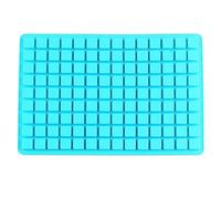 Selecto Bake Silicone Chocolate Mould, Square ice Cube Tray, Gummy Bear Mould, 126 Cavities, 1.5 cm mini Candy Mould for Gummy Bears, ice Cubes, Jelly, Truffles, Chocolates and Caramel