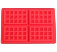 Selecto Bake Silicone Rectangular Waffles Pan Cake Baking Mould, Silicone Waffle Maker Nonstick Baking Molds