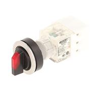 selector, rastend - Stainless Steel - 3 Positions Momentary Contact Master Club 23.001.329 2 Schließer mit t5,5 K Screw-On LED 24 V CLEAR BULBS/Ultra White/Red (Pack of 2)
