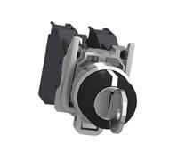 Selector switch XB4BG33 3 position +/-45° 2NO Ø22 middle pull out self-locking industrial control