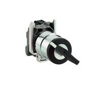 Selector switch XB4BG61 2 positions 90° 1NO Ø22 left pull out spring return industrial control