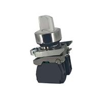 Selector switch XB4BK131M3 white three-position 2NO 220V Ø22 for industrial control