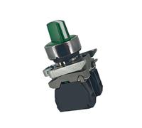 Selector switch XB4BK133B3 green three-position 2NO 24V Ø22 for industrial control