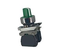 Selector switch XB4BK133M3 green three-position 2NO 220V Ø22 for industrial control