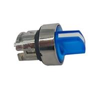 Selector switch ZB4BK1363 switch head blue three-position self-locking Ø22 for industrial control