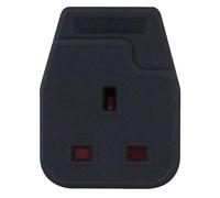 Selectric 1 Gang 13 Amp Trailing Socket - Unswitched - White 9128 / Black9128B (Black)