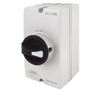 SELECTRIC 32A-DC IP66 32A 600-1500V DC Isolator Switch, 4 Pole Impact Resistant Base & Cover