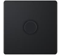Selectric 5MPLUS-864 5M-PLUS Screwless 1 Gang 2 Way 5-100W LED Dimmer Switch - Matt Black