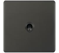 Selectric 5MPLUS-TOG-25 5M-PLUS Screwless 1 Gang 2 Way 10A Toggle Switch - Dark Bronze