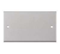 Selectric 7MPRO-143 7M-PRO 2 Gang Blanking Plate - Satin Chrome