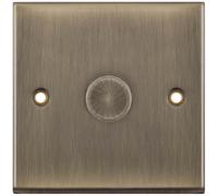 Selectric 7MPRO-664 7M-PRO 1 Gang 2 Way 5-100W LED Dimmer Switch - Antique Brass