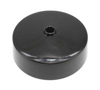 Selectric Abmrosebk Black Ceiling Rose 3 Terminal And Earth Fitting