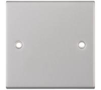 Selectric DSL142 5M 1 Gang Blanking Plate - Satin Chrome
